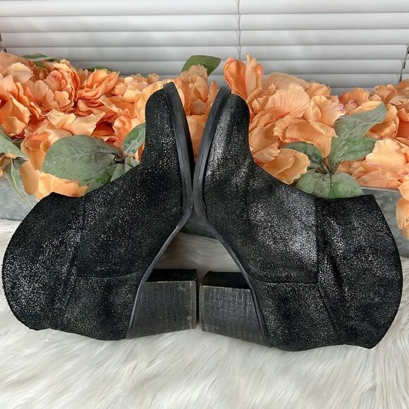 KG by Kurt Geiger Suzie Pewter Silver Metallic Suede Ankle Boots Size - Picture 7 of 13